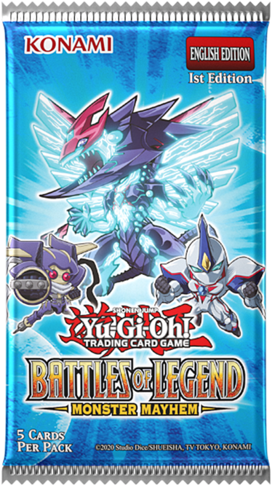 Yu-Gi-Oh ! - Battle of Legends : Monsters Mayhem Booster Pack