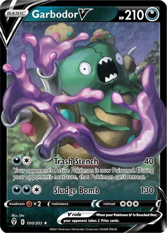 Garbodor V 100/203 - Evolving Skies