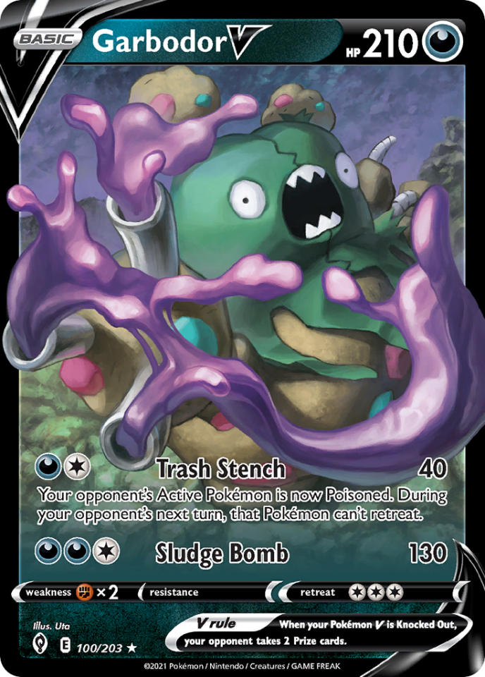 Garbodor V 100/203 - Evolving Skies