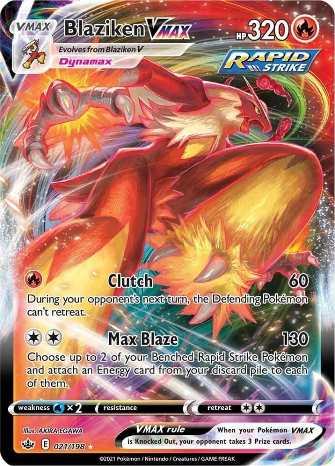 Blaziken VMAX 021/198 - Chilling Reign