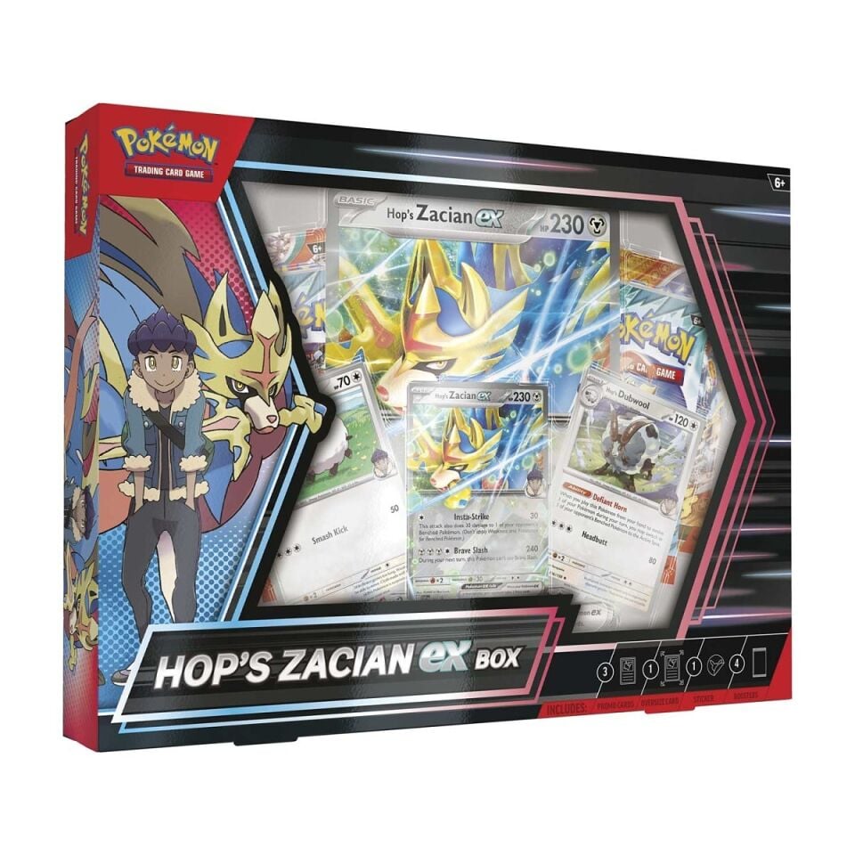 Pokémon -  Scarlet & Violet - Hop’s Zacian ex Box