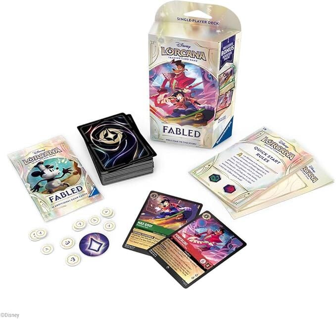 Disney Lorcana TCG: Fabled Single-Player Deck – Emerald and Ruby