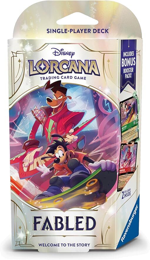 Disney Lorcana TCG: Fabled Single-Player Deck – Emerald & Ruby