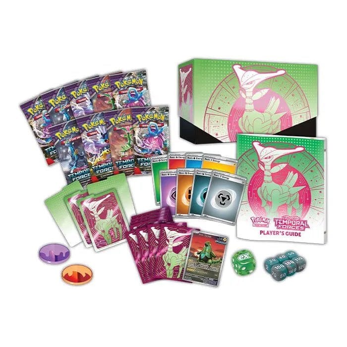 Pokémon -   Scarlet & Violet - Temporal Forces Elite Trainer Box ( Version 2 )