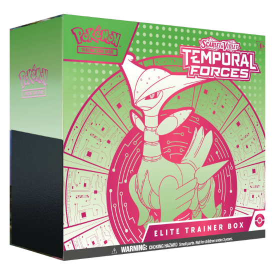 Pokémon -   Scarlet & Violet - Temporal Forces Elite Trainer Box ( Version 2 )