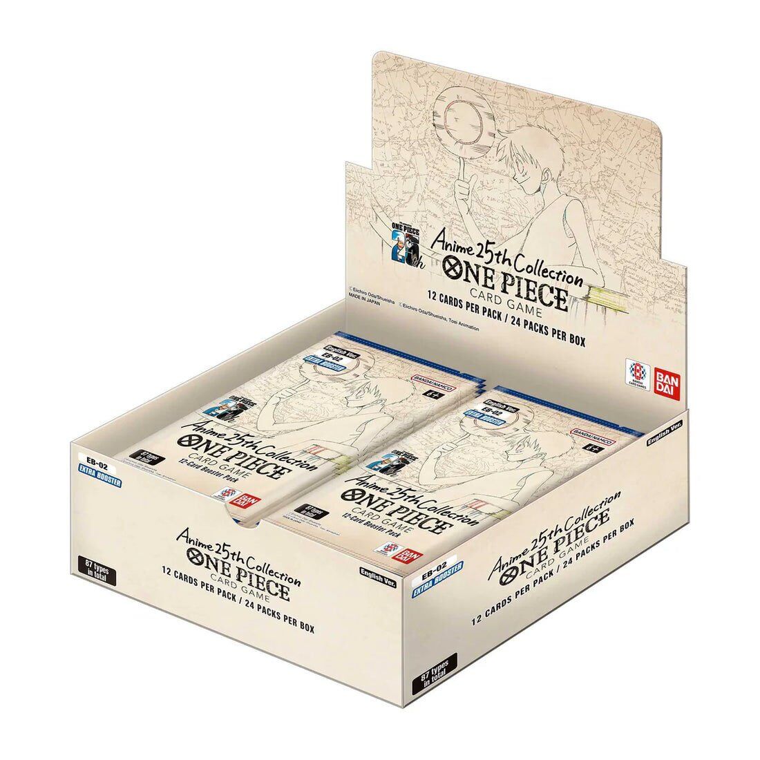 One Piece Card Game: Anime 25th Collection (EB-02)  Booster Box