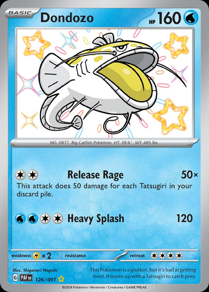 Dondozo 126/091 - Paldean Fates