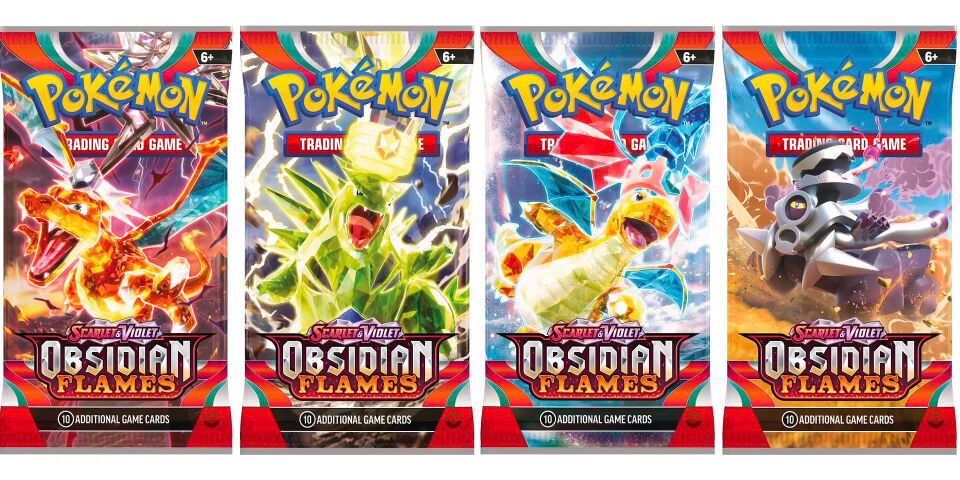 Pokémon -   Scarlet & Violet - OBSIDIAN FLAMES ART SET