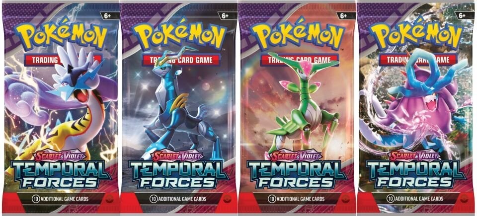 Pokémon -   Scarlet & Violet - TEMPORAL FORCES ART SET