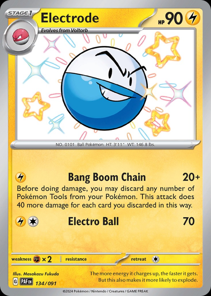 Electrode 134/091 - Paldean Fates