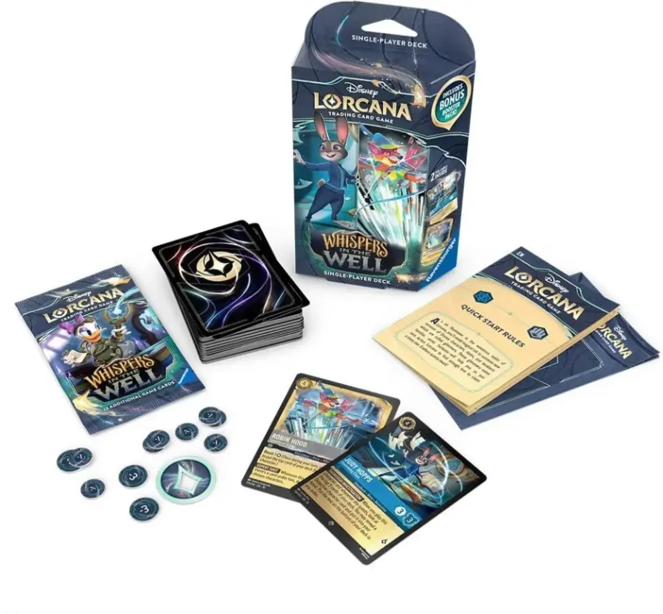 Disney Lorcana TCG: WHISPERS IN THE WELL - STARTER DECK - JUDY HOPPS AND ROBIN HOOD