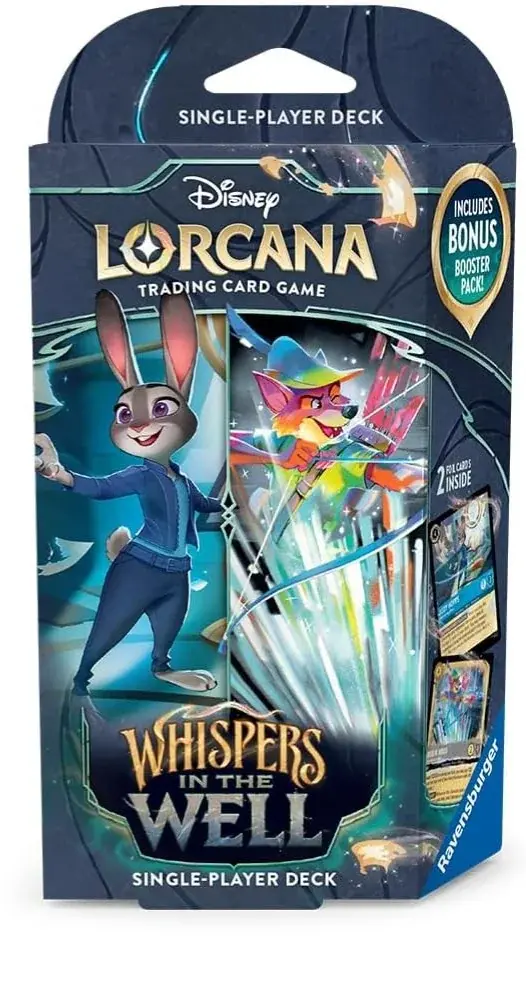 Disney Lorcana TCG: WHISPERS IN THE WELL - STARTER DECK - JUDY HOPPS AND ROBIN HOOD