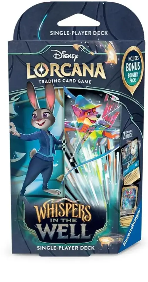 Disney Lorcana TCG: WHISPERS IN THE WELL - STARTER DECK - JUDY HOPPS AND ROBIN HOOD