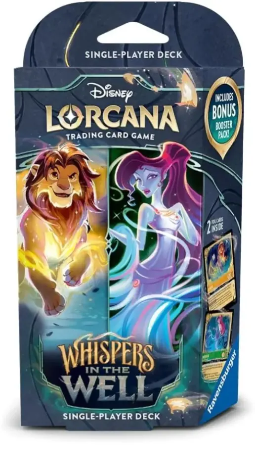 Disney Lorcana TCG: WHISPERS IN THE WELL - STARTER DECK - SIMBA AND MEGARA