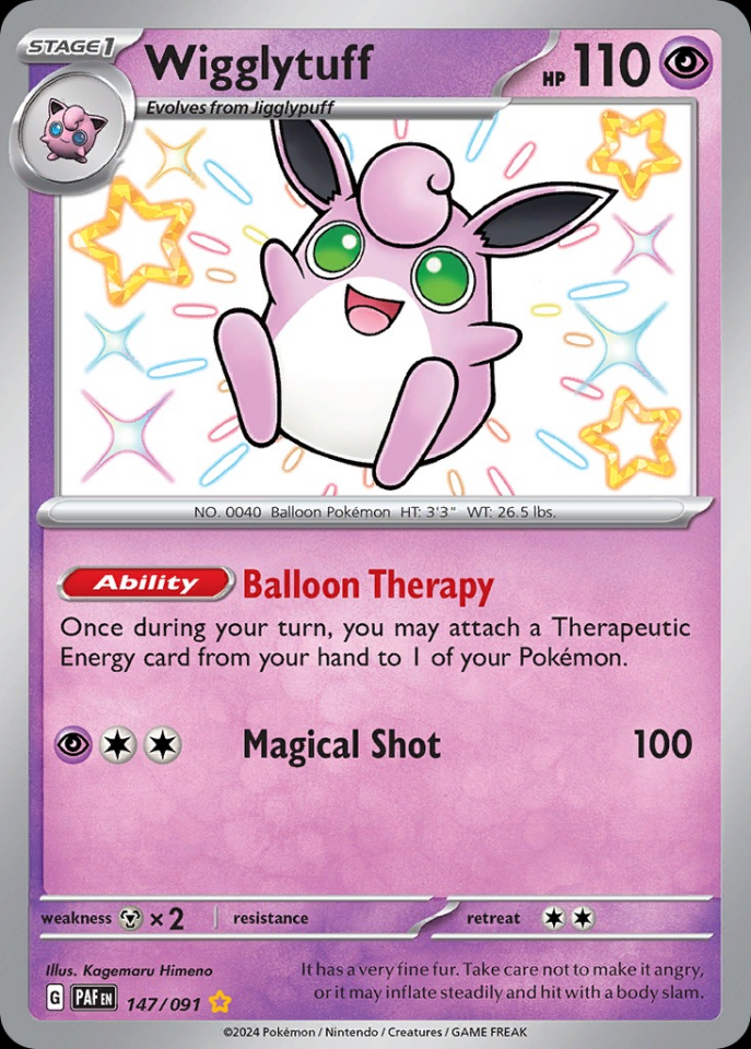 Wigglytuff 147/091 - Paldean Fates