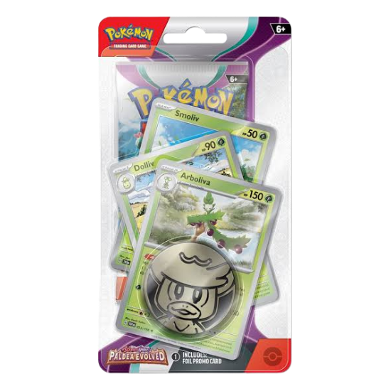 Pokémon - Scarlet and Violet Paldea Evolved Premium Checklane Blister Arboliva