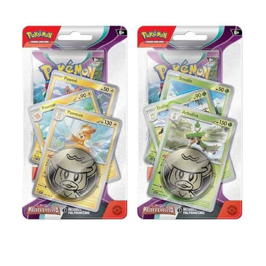 Pokémon - Paldea Evolved Premium Checklane Blister - Arboliva