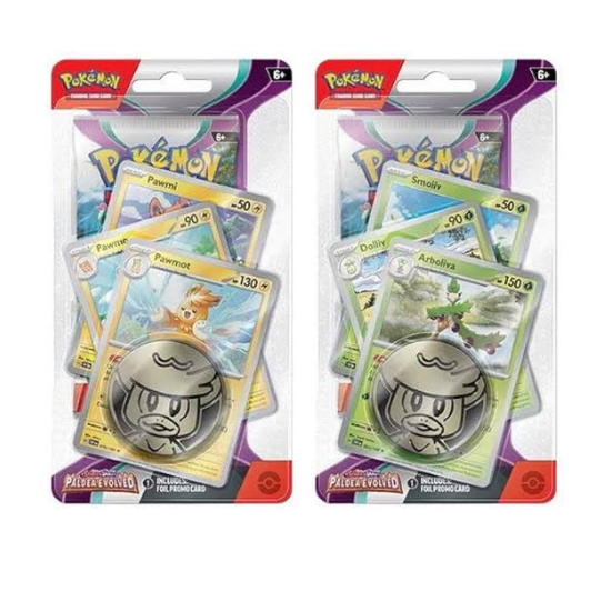 Pokémon - Paldea Evolved Premium Checklane Blister - Arboliva