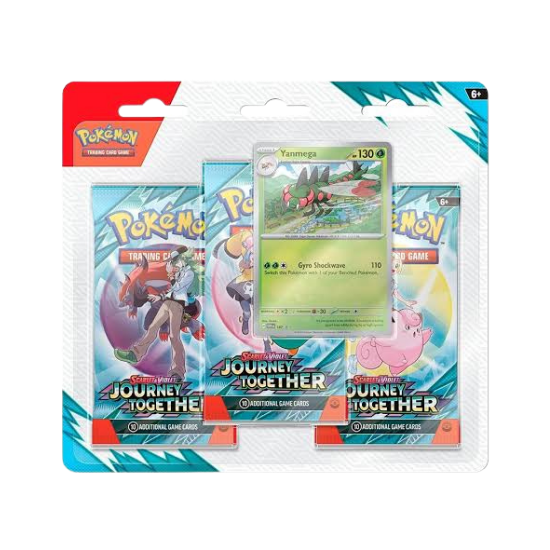 Pokémon -  Journey Together 3 Pack Blister - Yanmega