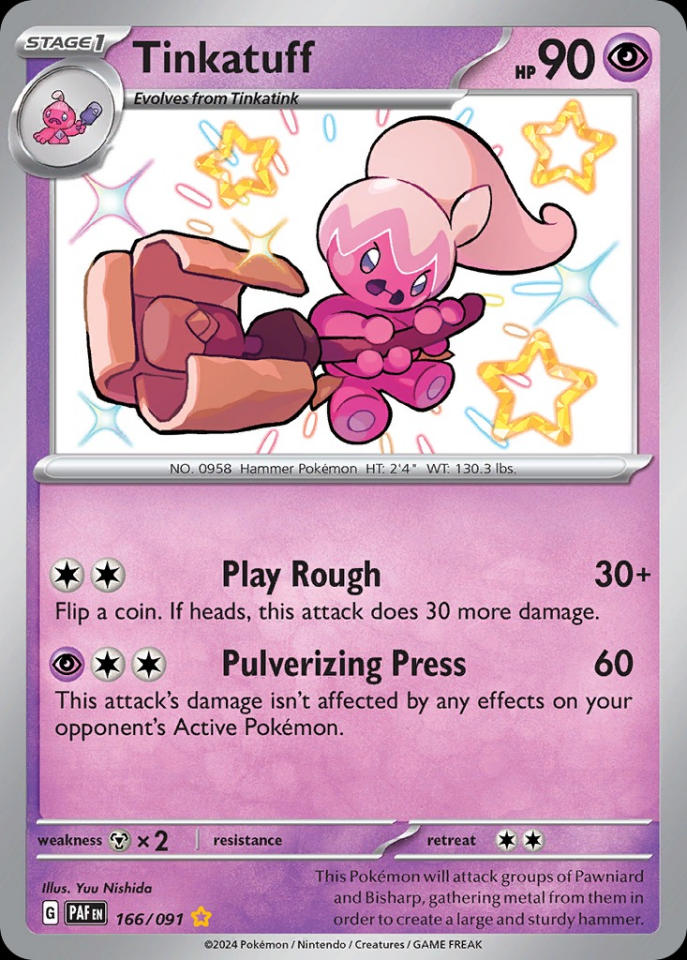 Tinkatuff 166/091 - Paldean Fates