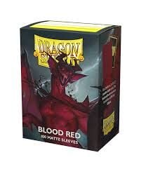 Dragon Shield - Matte Sleeve - Blood Red ( 100 Sleeve )