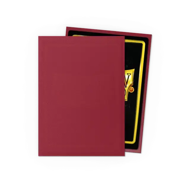 Dragon Shield - Matte Sleeve - Blood Red