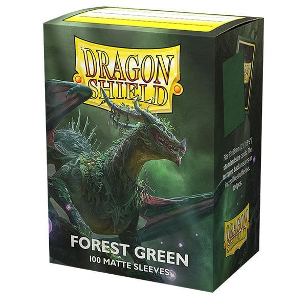 Dragon Shield - Matte Sleeve - Forest Green ( 100 Sleeve )