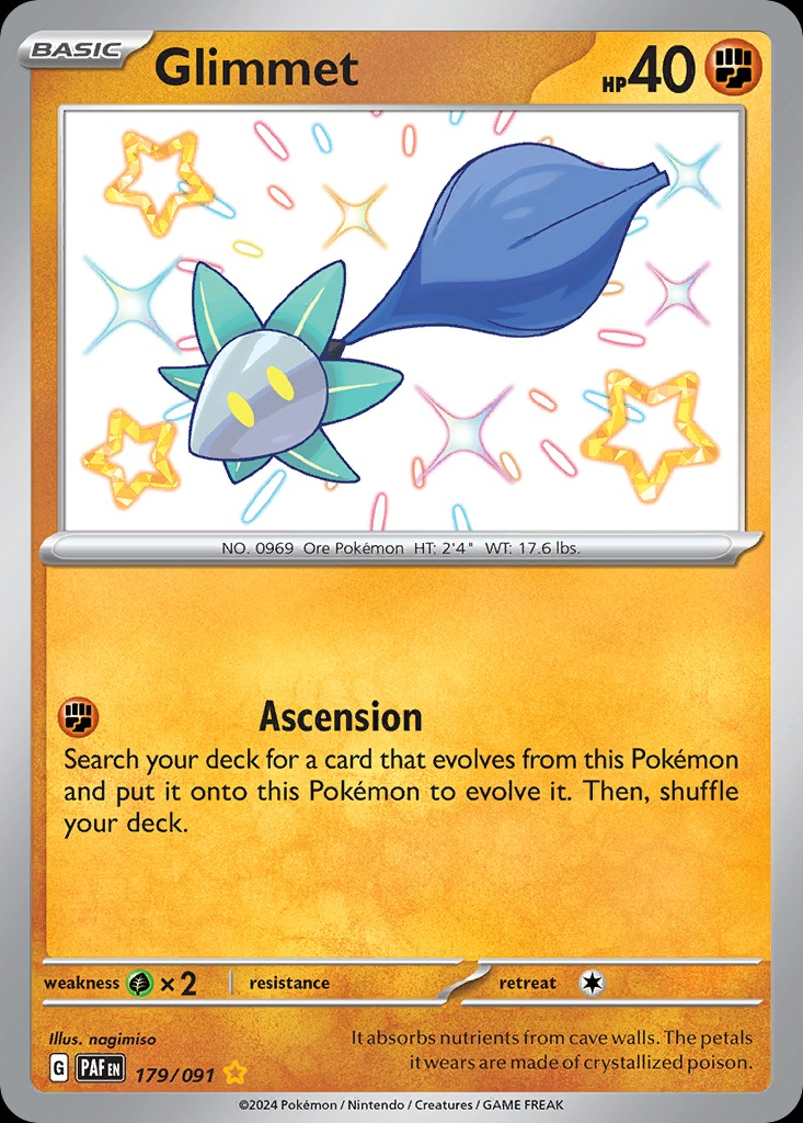 Glimmet 179/091 - Paldean Fates