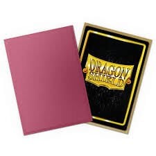 Dragon Shield - Dual Matte Sleeve - Pomagranate & Gold ( 100 Sleeve )
