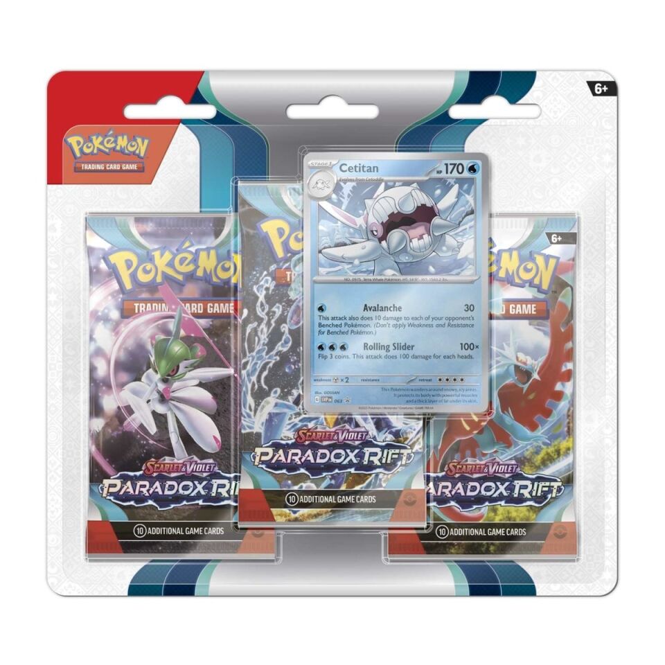 Pokémon -   Paradox Rift Triple Blister - Cetitan