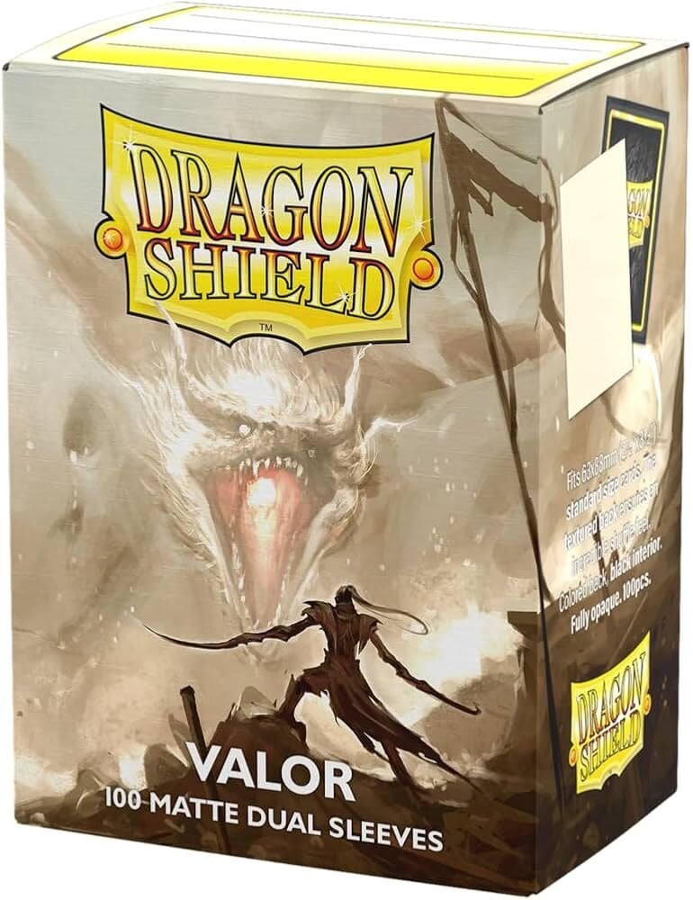 Dragon Shield - Dual Matte Sleeve - Valor ( 100 Sleeve )
