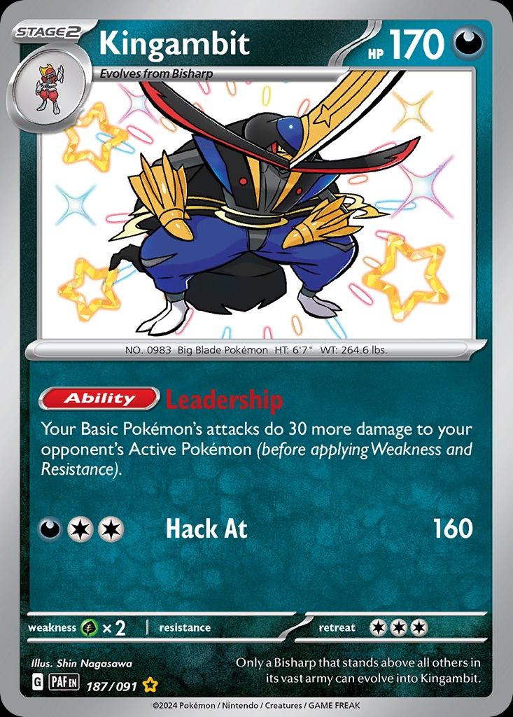 Kingambit 187/091 - Paldean Fates