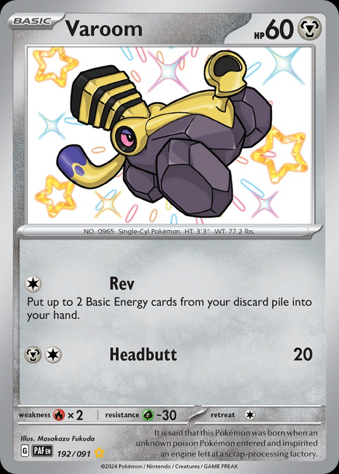 Varoom 192/091 - Paldean Fates