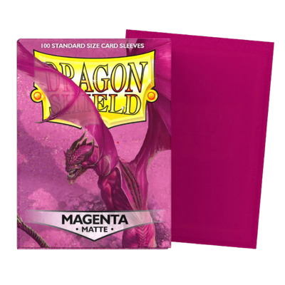 Dragon Shield - Matte Sleeve - Magenta (100 Sleeve)