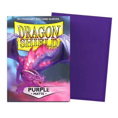 Dragon Shield - Matte Sleeve - Purple (100 Sleeve)