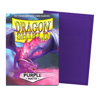 Dragon Shield - Matte Sleeve - Purple