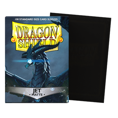 Dragon Shield - Matte Sleeve - Jet (100 Sleeve)