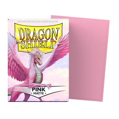 Dragon Shield - Matte Sleeve - Pink (100 Sleeve)
