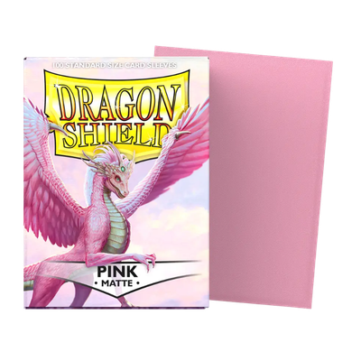 Dragon Shield - Matte Sleeve - Pink (100 Sleeve)