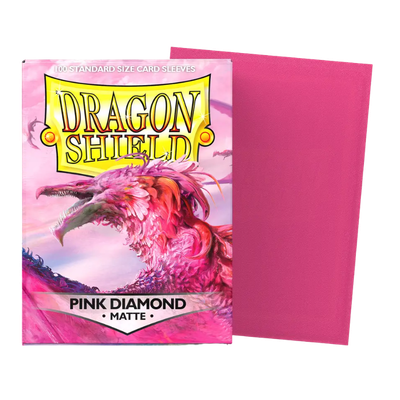 Dragon Shield - Matte Sleeve - Pink Diamond (100 Sleeve)