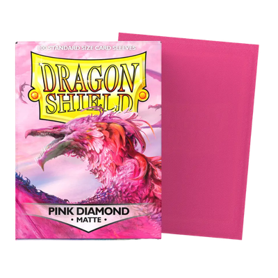 Dragon Shield - Matte Sleeve - Pink Diamond (100 Sleeve)
