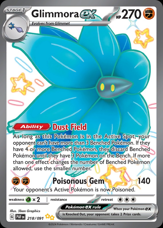Glimmora ex 218/091 - Paldean Fates