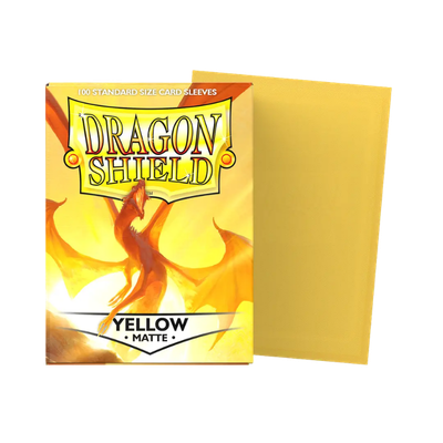 Dragon Shield - Matte Sleeve - Yellow
