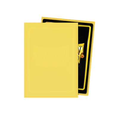 Dragon Shield - Matte Sleeve - Yellow (100 Sleeve)