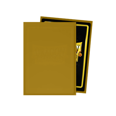 Dragon Shield - Matte Sleeve - Gold (100 Sleeve)