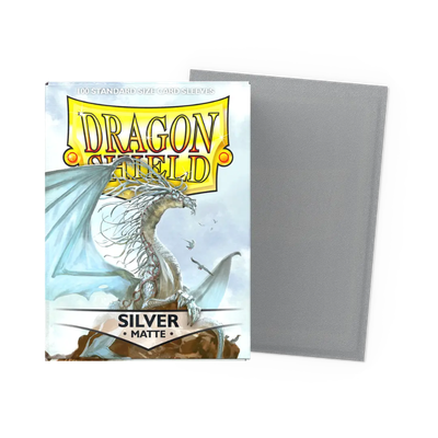 Dragon Shield - Matte Sleeve - Silver