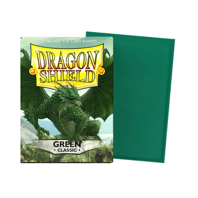Dragon Shield - Classic Sleeve - Green (100 Sleeve)