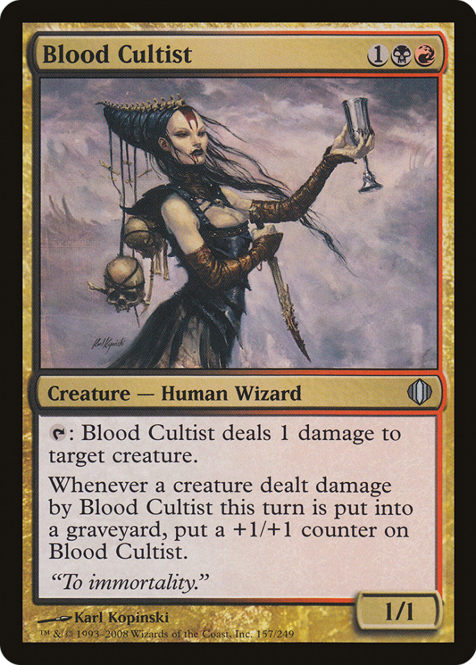 Blood Cultist ( Traditional Foil )
