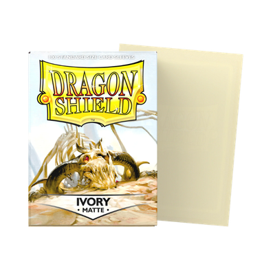 Dragon Shield - Matte Sleeve - Ivory (100 Sleeve)