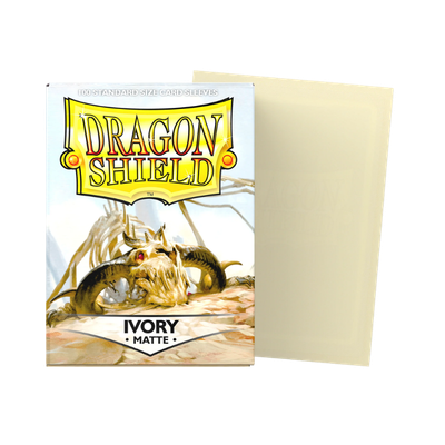 Dragon Shield - Matte Sleeve - Ivory